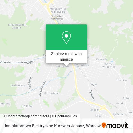 Mapa Instalatorstwo Elektryczne Kurzydło Janusz