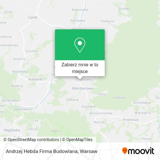 Mapa Andrzej Hebda Firma Budowlana