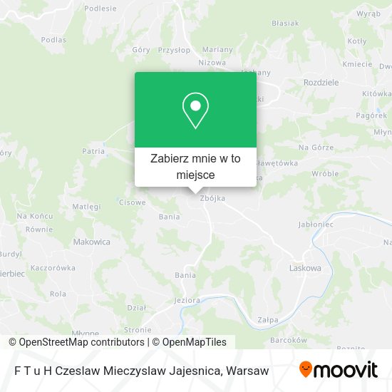 Mapa F T u H Czeslaw Mieczyslaw Jajesnica