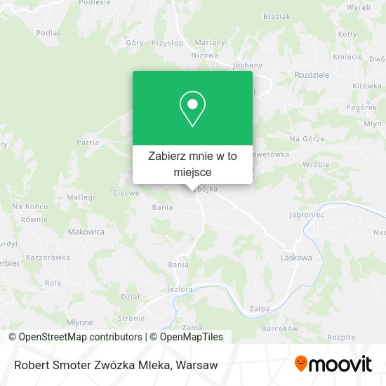 Mapa Robert Smoter Zwózka Mleka