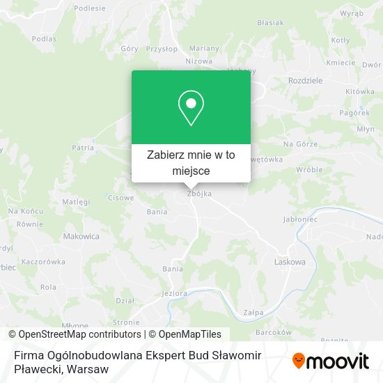 Mapa Firma Ogólnobudowlana Ekspert Bud Sławomir Pławecki