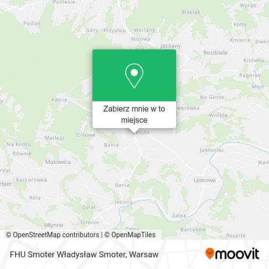 Mapa FHU Smoter Władysław Smoter