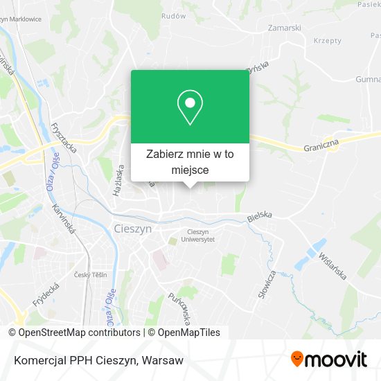 Mapa Komercjal PPH Cieszyn