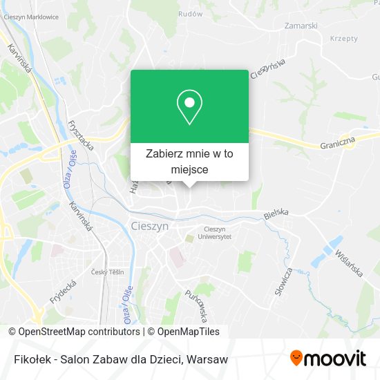 Mapa Fikołek - Salon Zabaw dla Dzieci