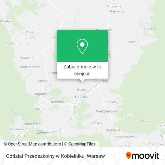 Mapa Oddział Przedszkolny w Kobielniku