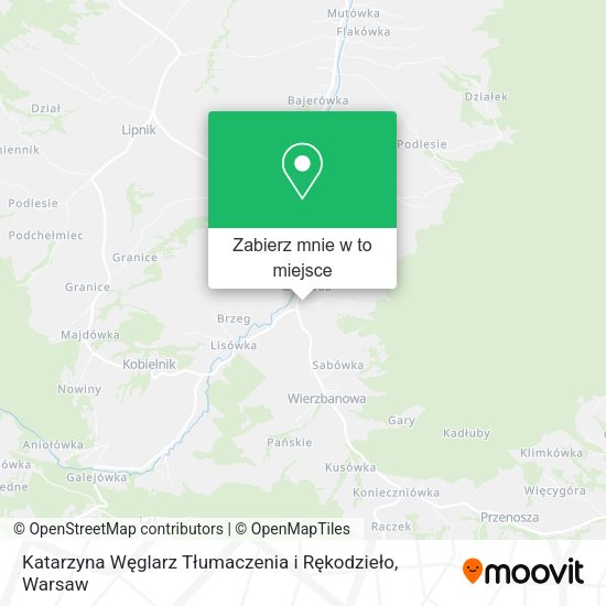 Mapa Katarzyna Węglarz Tłumaczenia i Rękodzieło