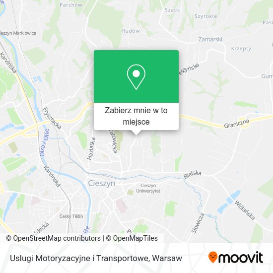 Mapa Uslugi Motoryzacyjne i Transportowe