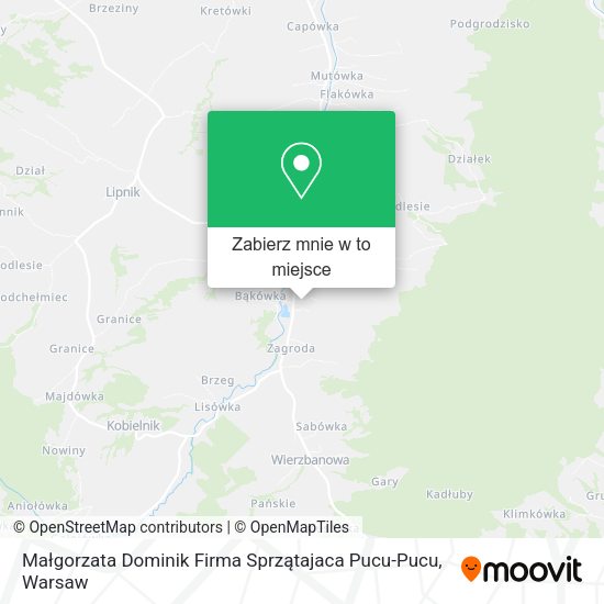 Mapa Małgorzata Dominik Firma Sprzątajaca Pucu-Pucu