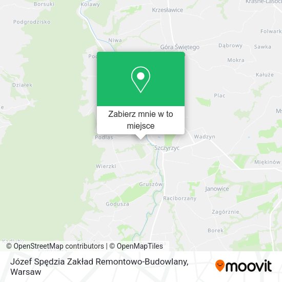 Mapa Józef Spędzia Zakład Remontowo-Budowlany