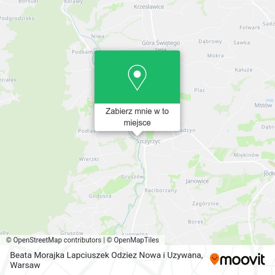 Mapa Beata Morajka Lapciuszek Odziez Nowa i Uzywana