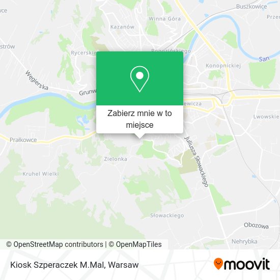 Mapa Kiosk Szperaczek M.Mal