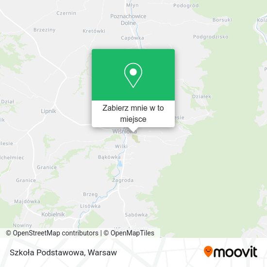 Mapa Szkoła Podstawowa