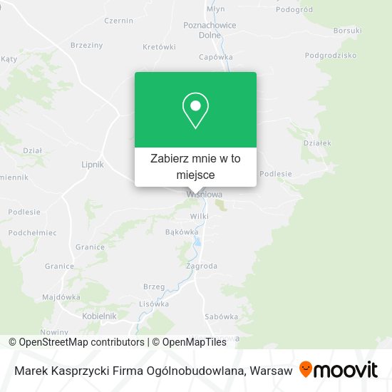 Mapa Marek Kasprzycki Firma Ogólnobudowlana