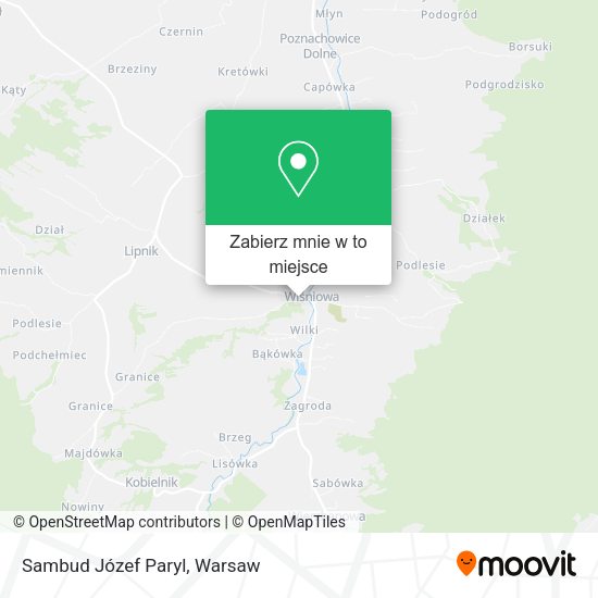 Mapa Sambud Józef Paryl