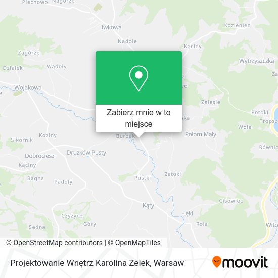 Mapa Projektowanie Wnętrz Karolina Zelek