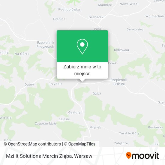 Mapa Mzi It Solutions Marcin Zięba