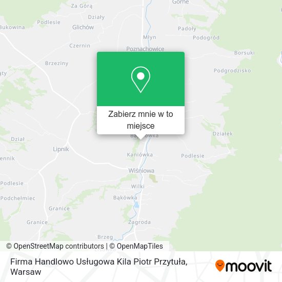 Mapa Firma Handlowo Usługowa Kila Piotr Przytuła