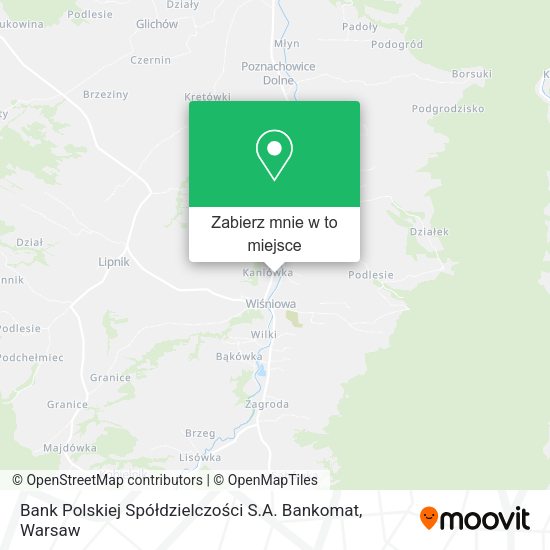 Mapa Bank Polskiej Spółdzielczości S.A. Bankomat