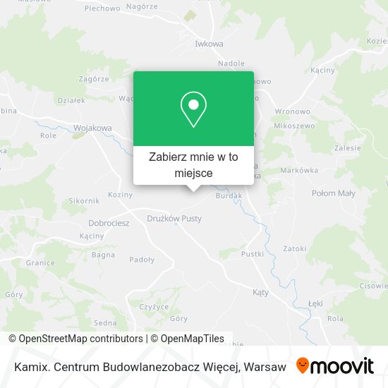 Mapa Kamix. Centrum Budowlanezobacz Więcej