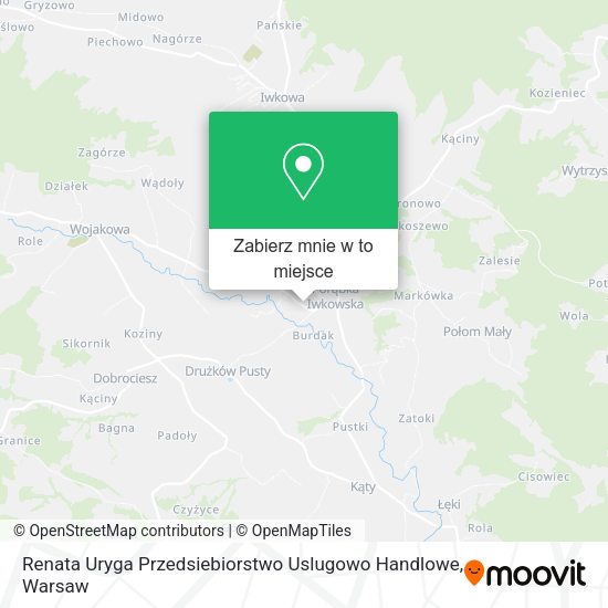 Mapa Renata Uryga Przedsiebiorstwo Uslugowo Handlowe