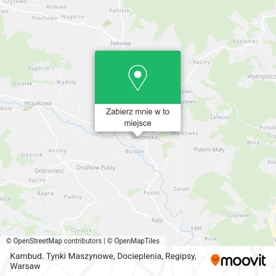 Mapa Kambud. Tynki Maszynowe, Docieplenia, Regipsy