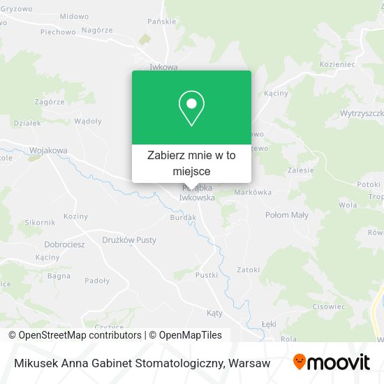 Mapa Mikusek Anna Gabinet Stomatologiczny