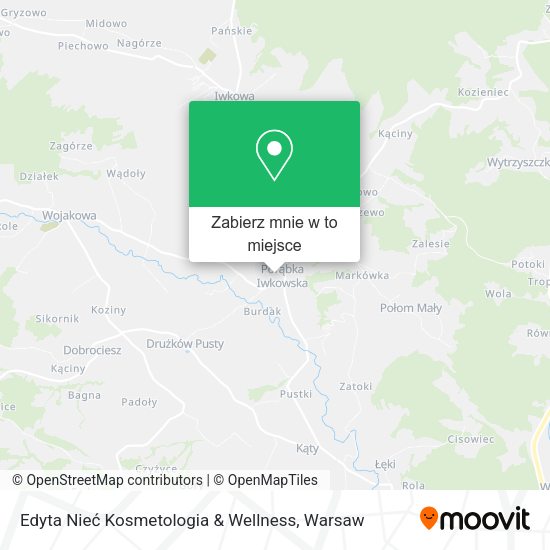 Mapa Edyta Nieć Kosmetologia & Wellness