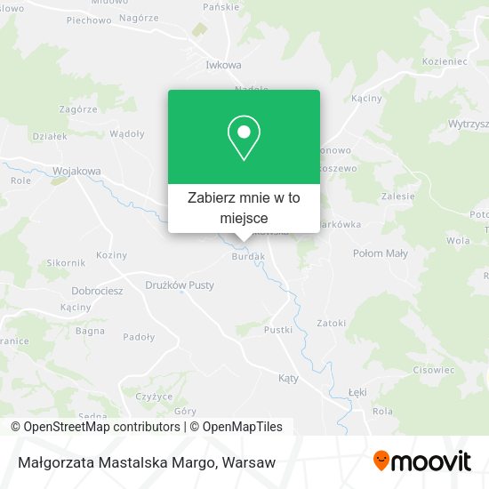 Mapa Małgorzata Mastalska Margo