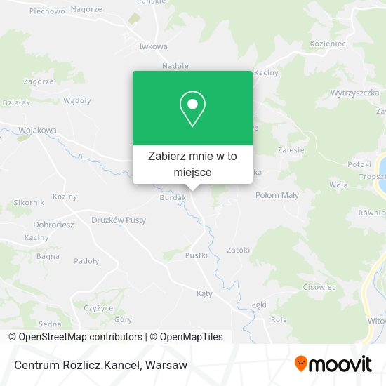 Mapa Centrum Rozlicz.Kancel