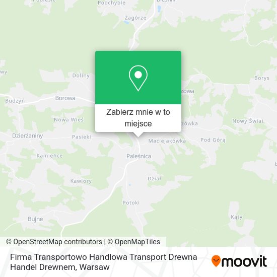 Mapa Firma Transportowo Handlowa Transport Drewna Handel Drewnem