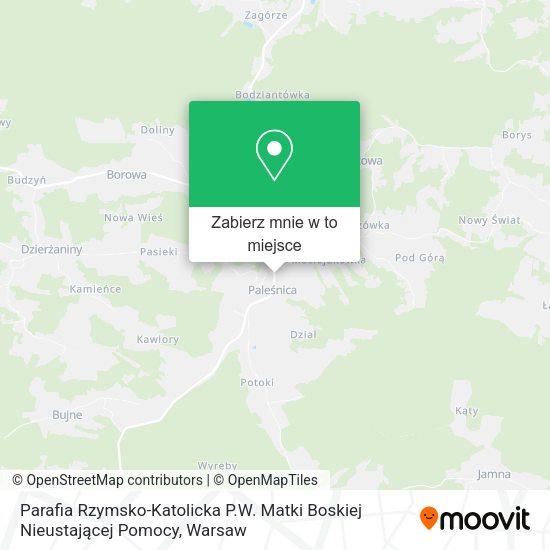 Mapa Parafia Rzymsko-Katolicka P.W. Matki Boskiej Nieustającej Pomocy