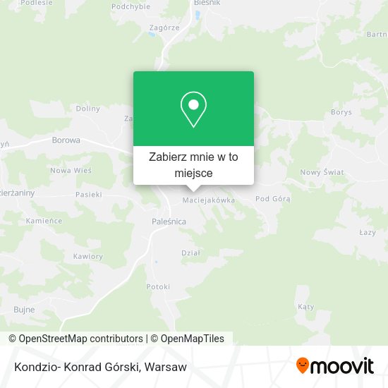 Mapa Kondzio- Konrad Górski