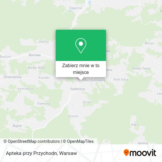 Mapa Apteka przy Przychodn