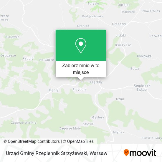 Mapa Urząd Gminy Rzepiennik Strzyżewski