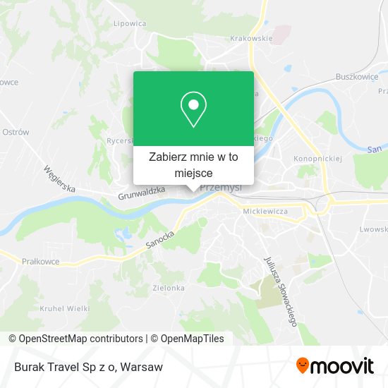 Mapa Burak Travel Sp z o