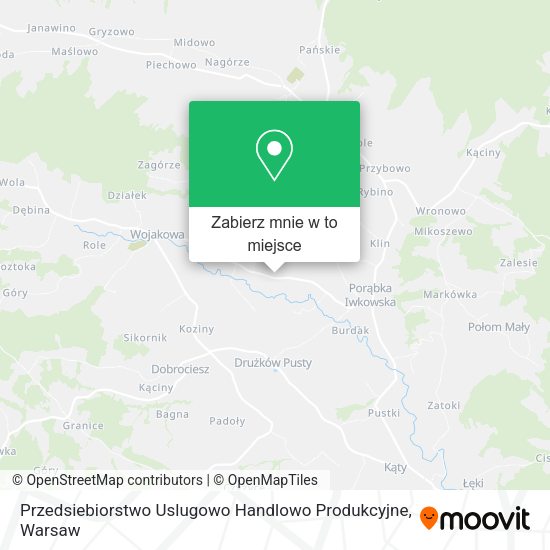 Mapa Przedsiebiorstwo Uslugowo Handlowo Produkcyjne