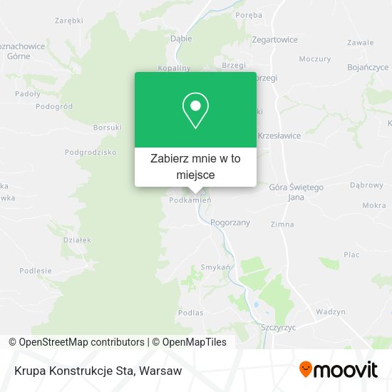 Mapa Krupa Konstrukcje Sta