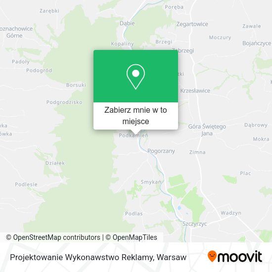 Mapa Projektowanie Wykonawstwo Reklamy