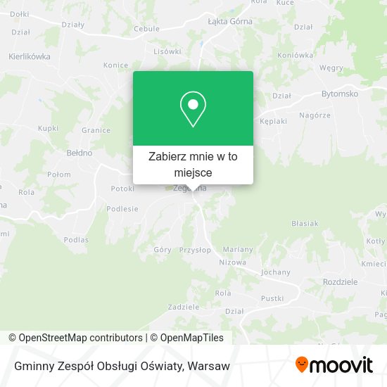 Mapa Gminny Zespół Obsługi Oświaty