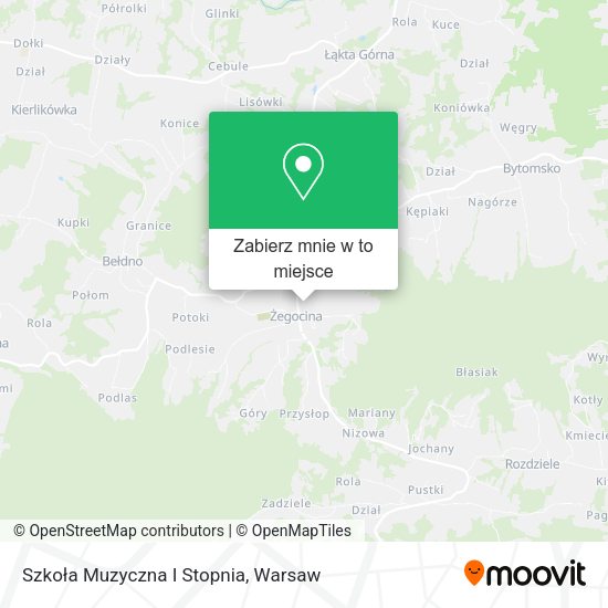 Mapa Szkoła Muzyczna I Stopnia