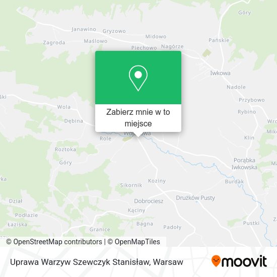 Mapa Uprawa Warzyw Szewczyk Stanisław