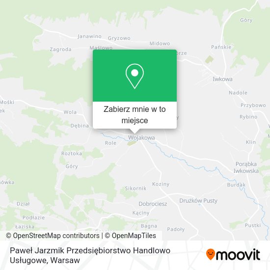 Mapa Paweł Jarzmik Przedsiębiorstwo Handlowo Usługowe