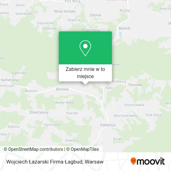 Mapa Wojciech Łazarski Firma Łagbud