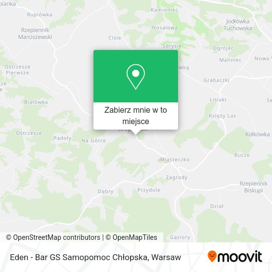 Mapa Eden - Bar GS Samopomoc Chłopska