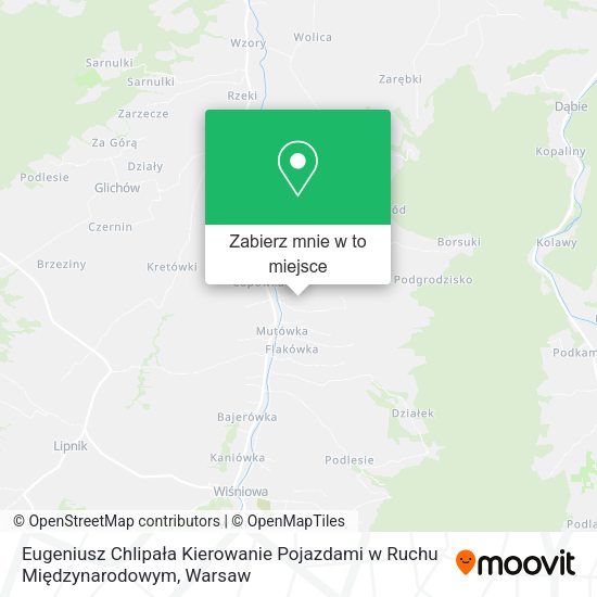 Mapa Eugeniusz Chlipała Kierowanie Pojazdami w Ruchu Międzynarodowym