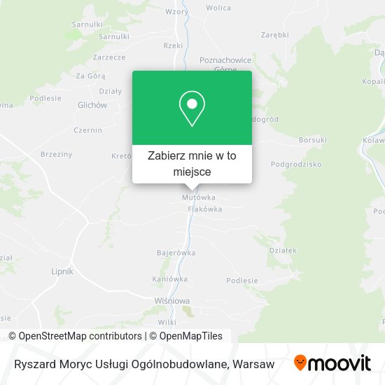 Mapa Ryszard Moryc Usługi Ogólnobudowlane