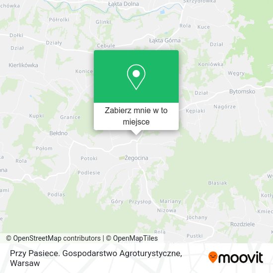 Mapa Przy Pasiece. Gospodarstwo Agroturystyczne