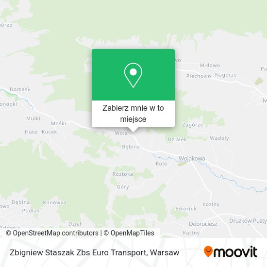 Mapa Zbigniew Staszak Zbs Euro Transport