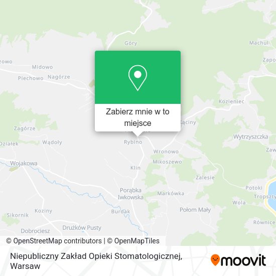 Mapa Niepubliczny Zakład Opieki Stomatologicznej