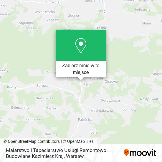 Mapa Malarstwo i Tapeciarstwo Usługi Remontowo Budowlane Kazimierz Kraj